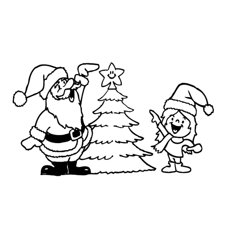 Página para colorir: Papai Noel (Personagens) #104917 - Páginas para Colorir Imprimíveis Gratuitamente