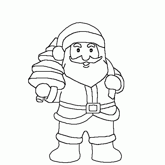 Página para colorir: Papai Noel (Personagens) #104945 - Páginas para Colorir Imprimíveis Gratuitamente