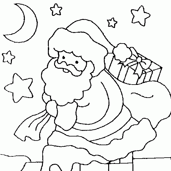 Página para colorir: Papai Noel (Personagens) #104960 - Páginas para Colorir Imprimíveis Gratuitamente