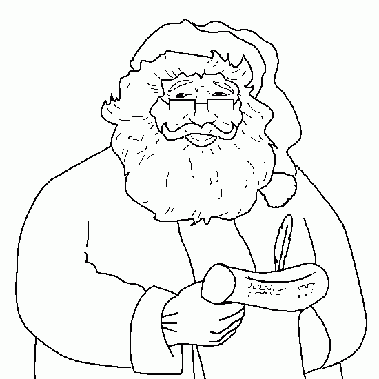 Página para colorir: Papai Noel (Personagens) #104974 - Páginas para Colorir Imprimíveis Gratuitamente