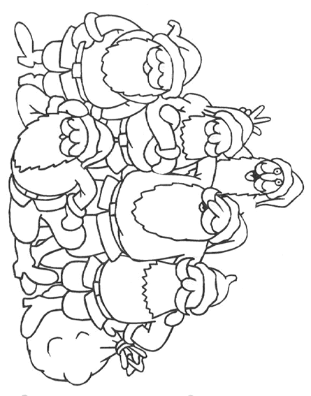 Página para colorir: Papai Noel (Personagens) #104985 - Páginas para Colorir Imprimíveis Gratuitamente