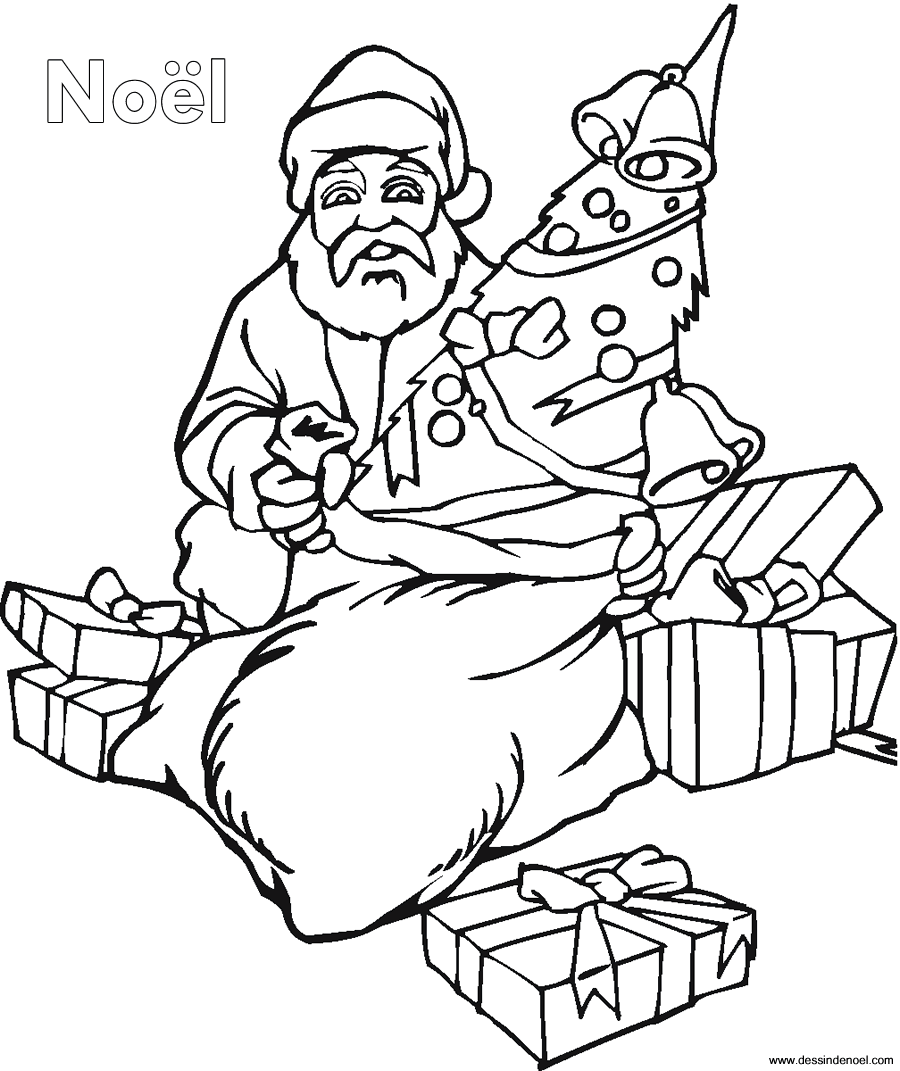 Página para colorir: Papai Noel (Personagens) #104997 - Páginas para Colorir Imprimíveis Gratuitamente