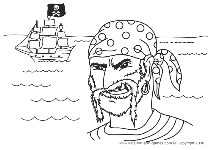 Página para colorir: Pirata (Personagens) #105025 - Páginas para Colorir Imprimíveis Gratuitamente