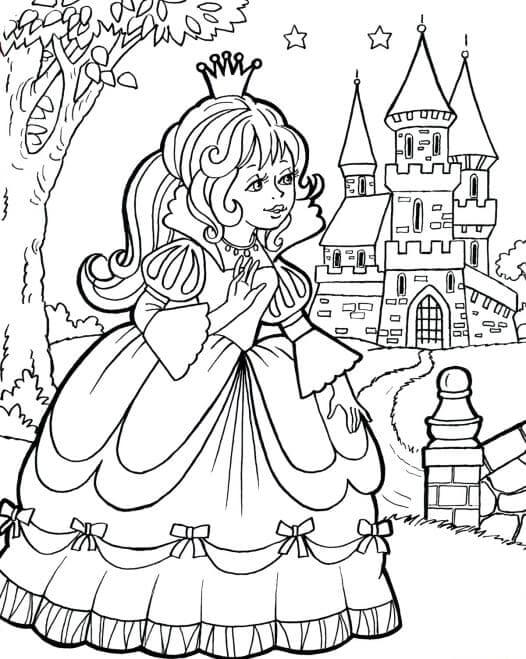 Desenho gratuito Princesa #170952 da colecao Personagens para imprimir