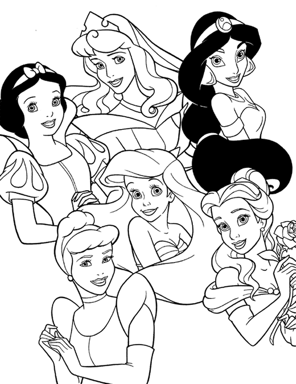 Página para colorir: Princesa (Personagens) #85172 - Páginas para Colorir Imprimíveis Gratuitamente