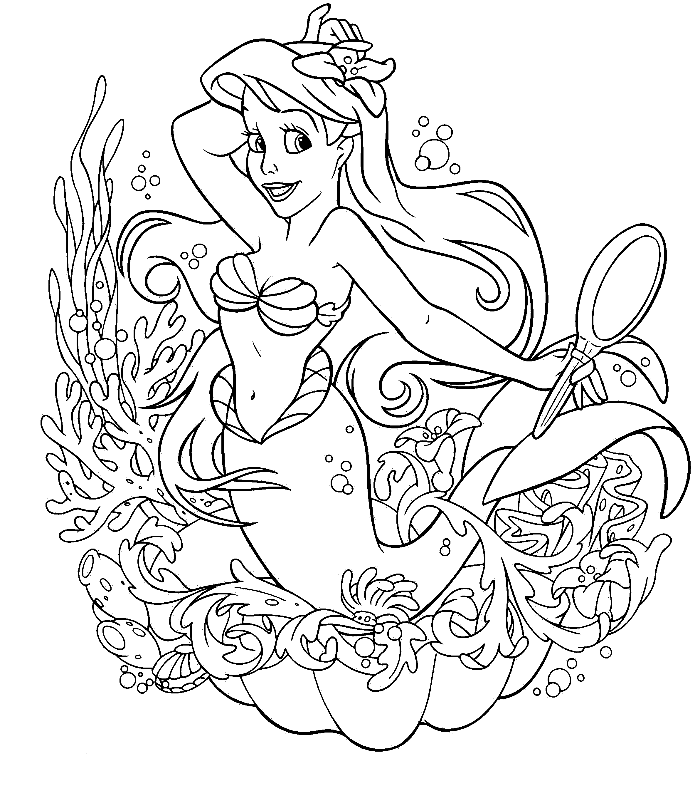 Página para colorir: Princesa (Personagens) #85203 - Páginas para Colorir Imprimíveis Gratuitamente