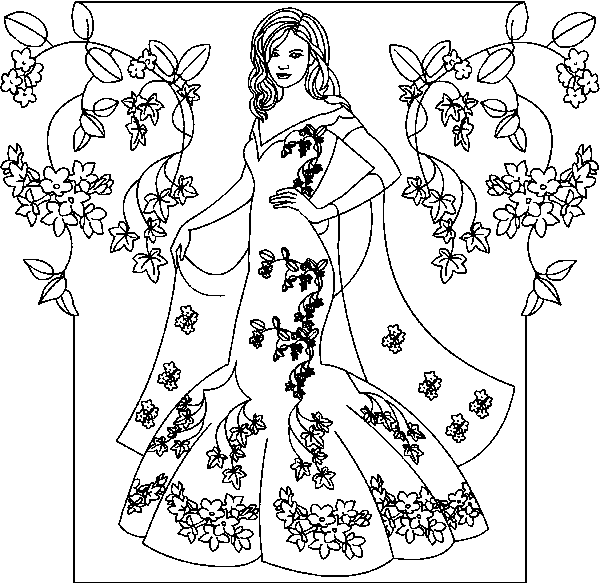 Página para colorir: Princesa (Personagens) #85212 - Páginas para Colorir Imprimíveis Gratuitamente