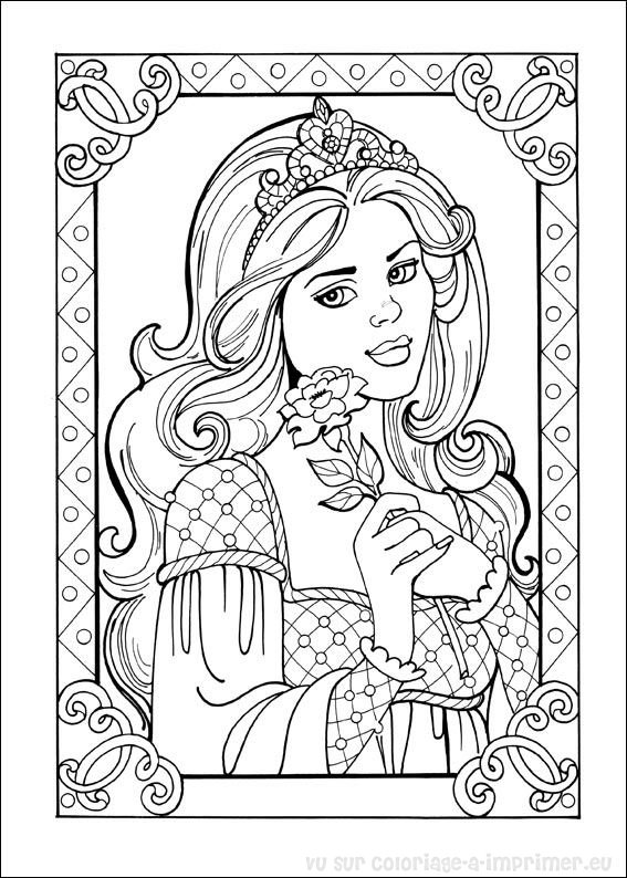 Página para colorir: Princesa (Personagens) #85244 - Páginas para Colorir Imprimíveis Gratuitamente