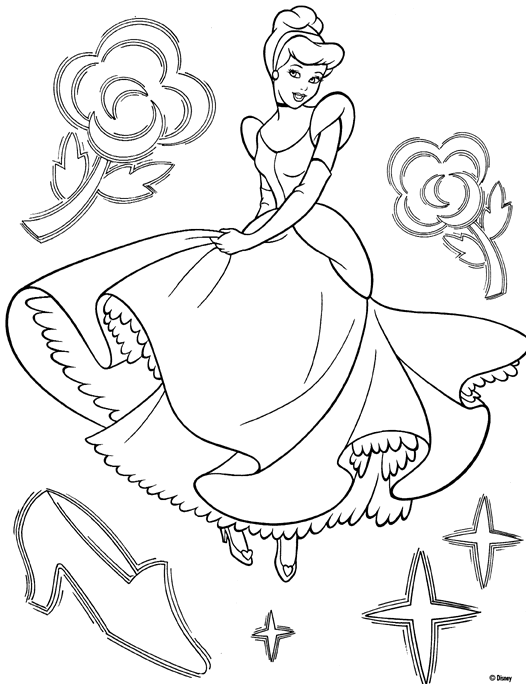 Página para colorir: Princesa (Personagens) #85323 - Páginas para Colorir Imprimíveis Gratuitamente