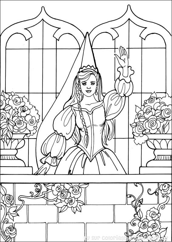 Página para colorir: Princesa (Personagens) #85385 - Páginas para Colorir Imprimíveis Gratuitamente