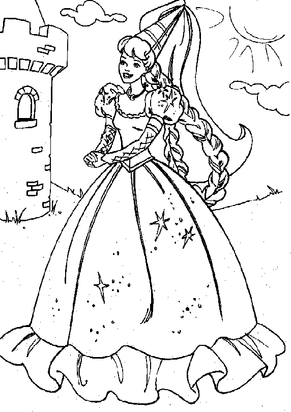 Página para colorir: Princesa (Personagens) #85391 - Páginas para Colorir Imprimíveis Gratuitamente