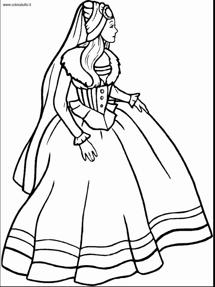 Página para colorir: Princesa (Personagens) #85445 - Páginas para Colorir Imprimíveis Gratuitamente