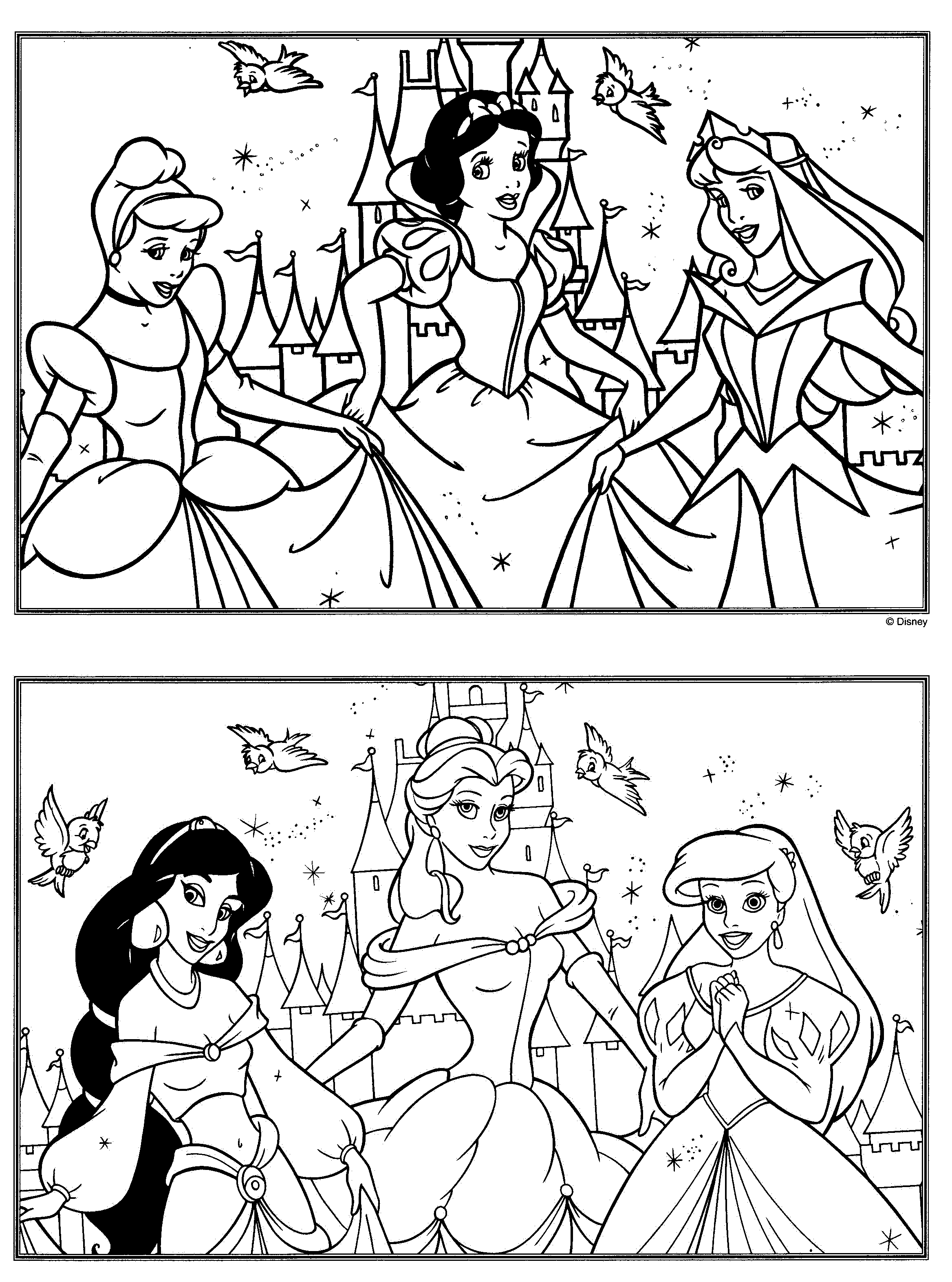 Página para colorir: Princesa (Personagens) #85476 - Páginas para Colorir Imprimíveis Gratuitamente