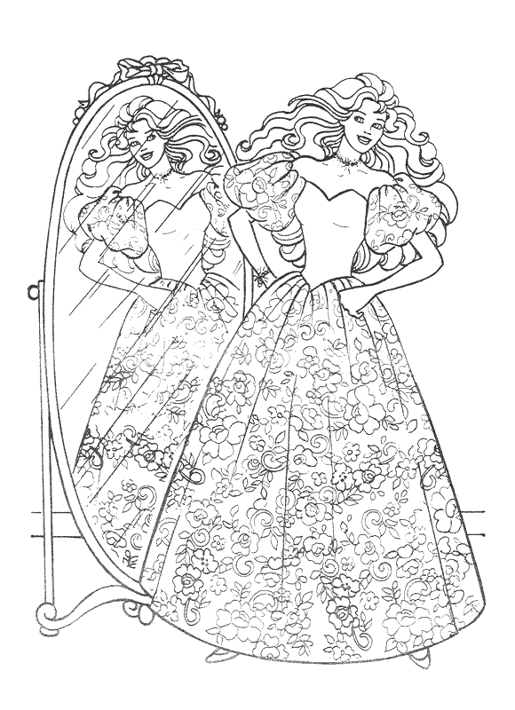 Página para colorir: Princesa (Personagens) #85523 - Páginas para Colorir Imprimíveis Gratuitamente