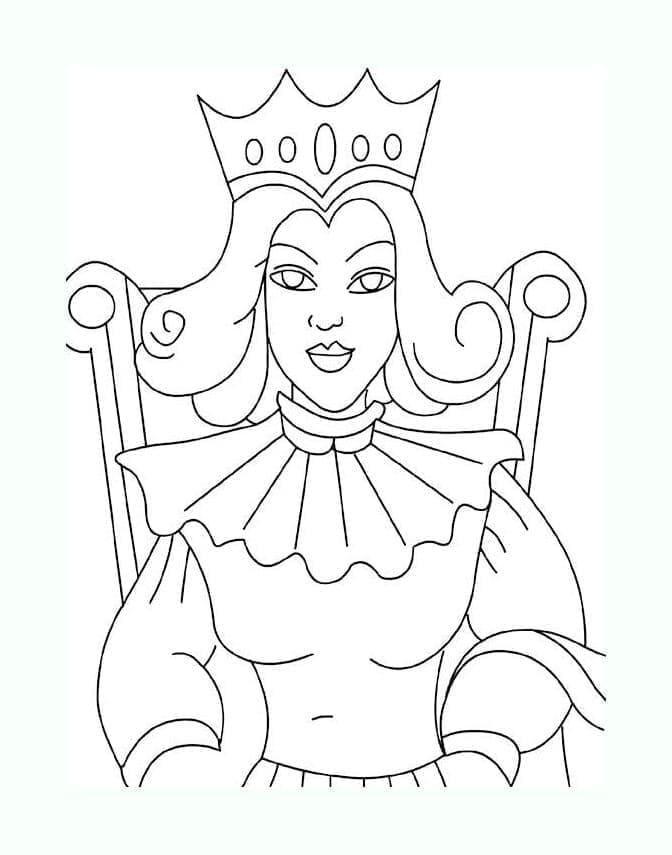 Desenho gratuito Rainha #203754 da colecao Personagens para imprimir