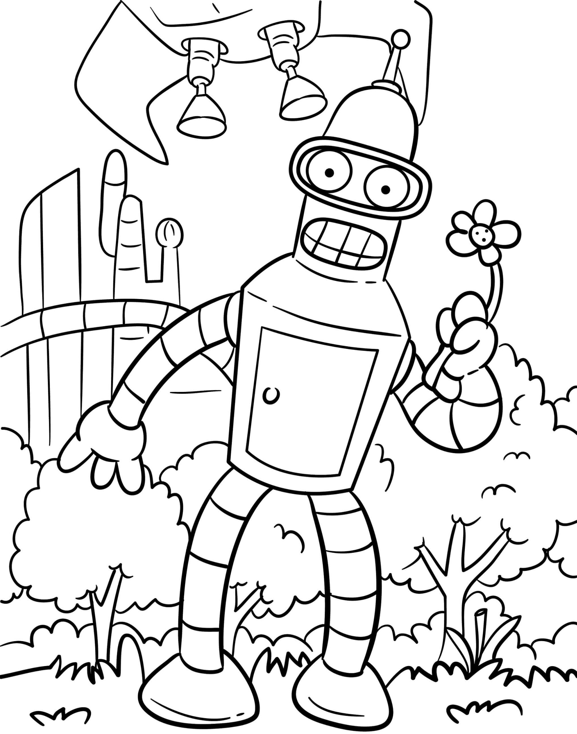 Desenho gratuito Robô #219003 da colecao Personagens para imprimir
