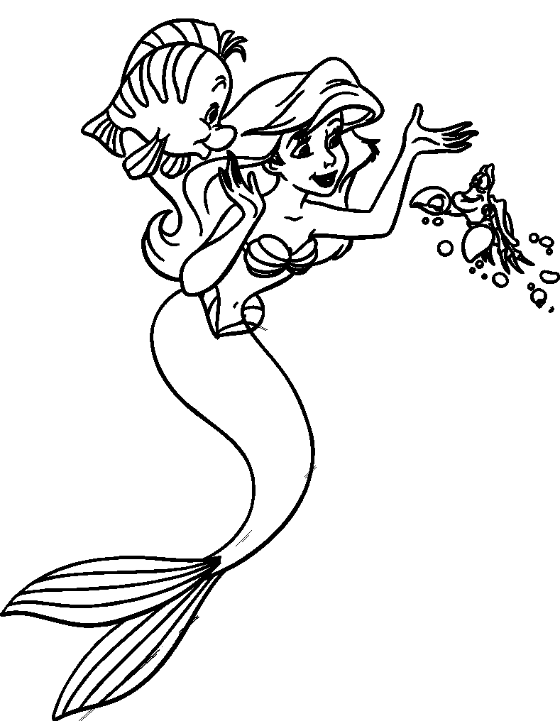 Página para colorir: sereia (Personagens) #147303 - Páginas para Colorir Imprimíveis Gratuitamente