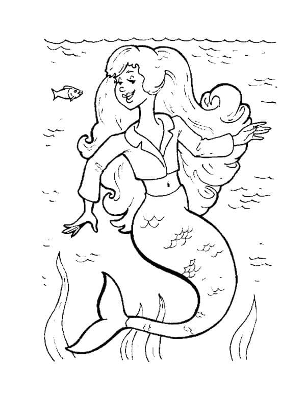 Desenho gratuito Sereia #176711 da colecao Personagens para imprimir