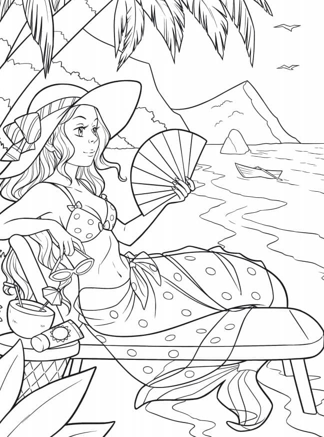 Desenho gratuito Sereia #215085 da colecao Personagens para imprimir