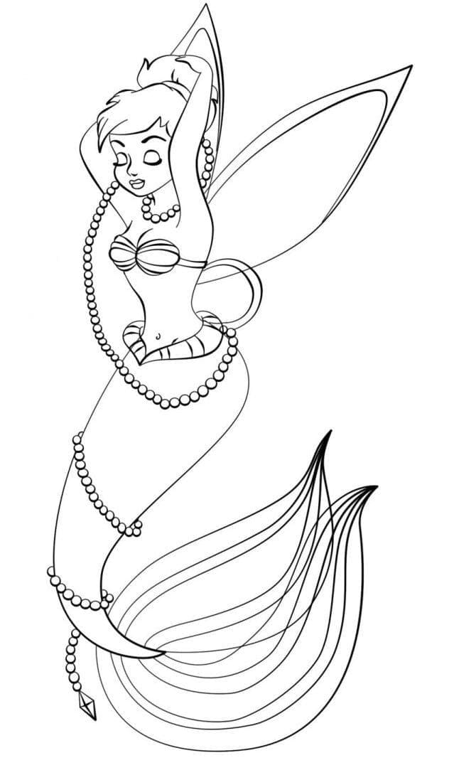 Desenho gratuito Sereia #215091 da colecao Personagens para imprimir