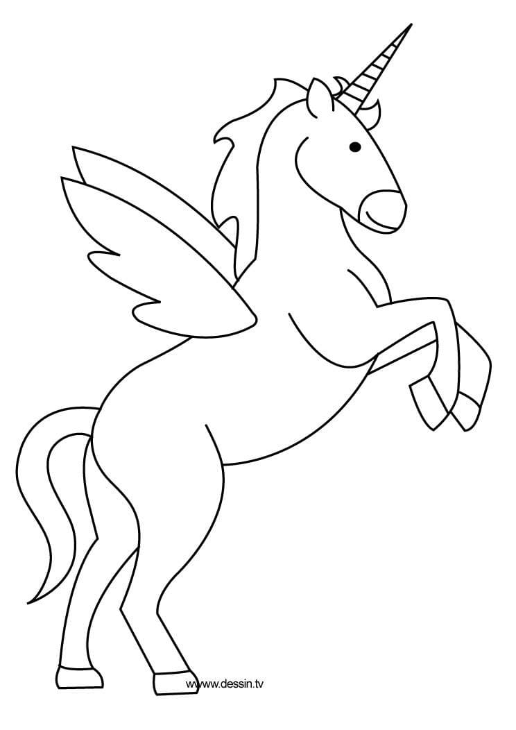 Desenho gratuito Unicórnio #171359 da colecao Personagens para imprimir