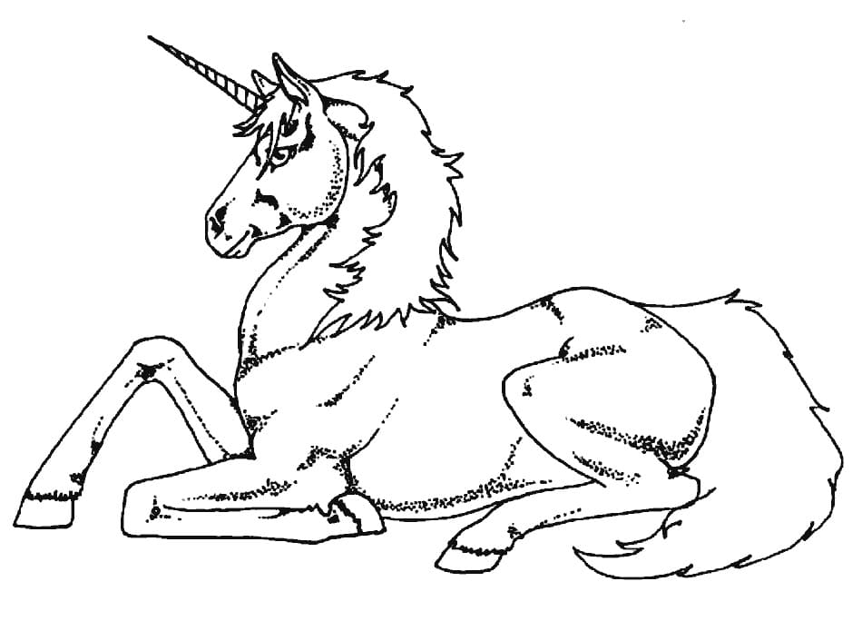 Desenho gratuito Unicórnio #171375 da colecao Personagens para imprimir