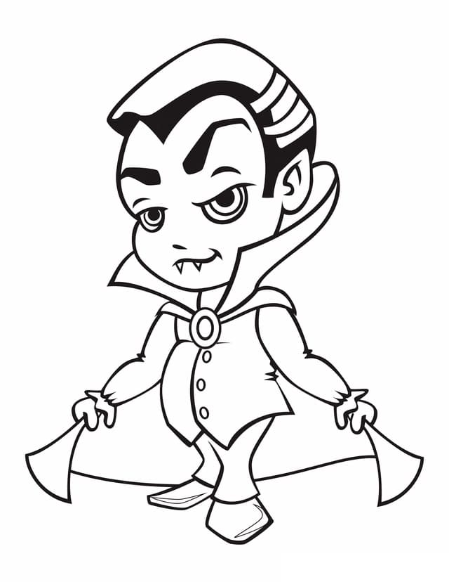 Desenho gratuito Vampiro #196131 da colecao Personagens para imprimir