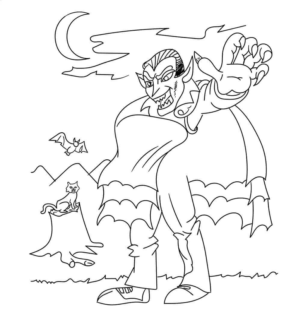 Desenho gratuito Vampiro #196132 da colecao Personagens para imprimir