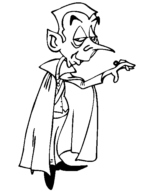 Vampiro Desenho Para Colorir - Ultra Coloring Pages