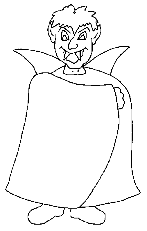 Página para colorir: Vampiro (Personagens) #85955 - Páginas para Colorir Imprimíveis Gratuitamente