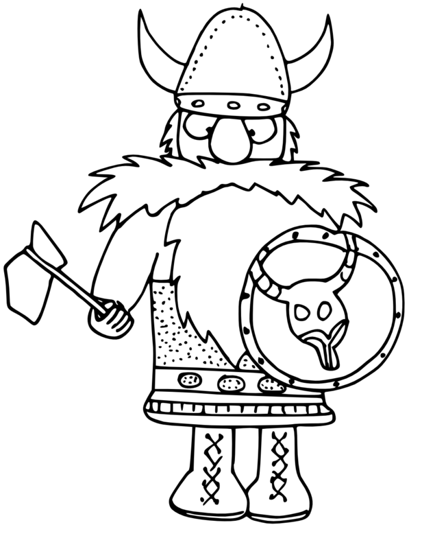 Página para colorir: viking (Personagens) #149352 - Páginas para Colorir Imprimíveis Gratuitamente