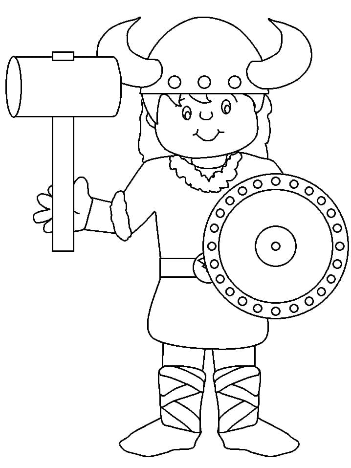 Desenho gratuito Viking #212435 da colecao Personagens para imprimir