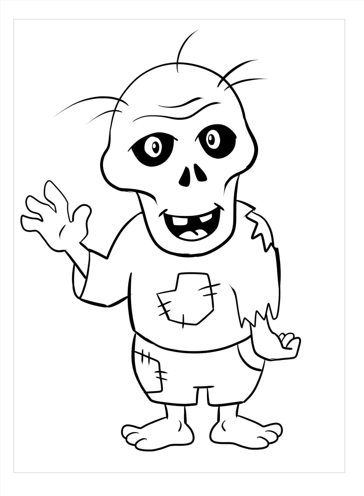 Desenho gratuito Zumbi #172890 da colecao Personagens para imprimir