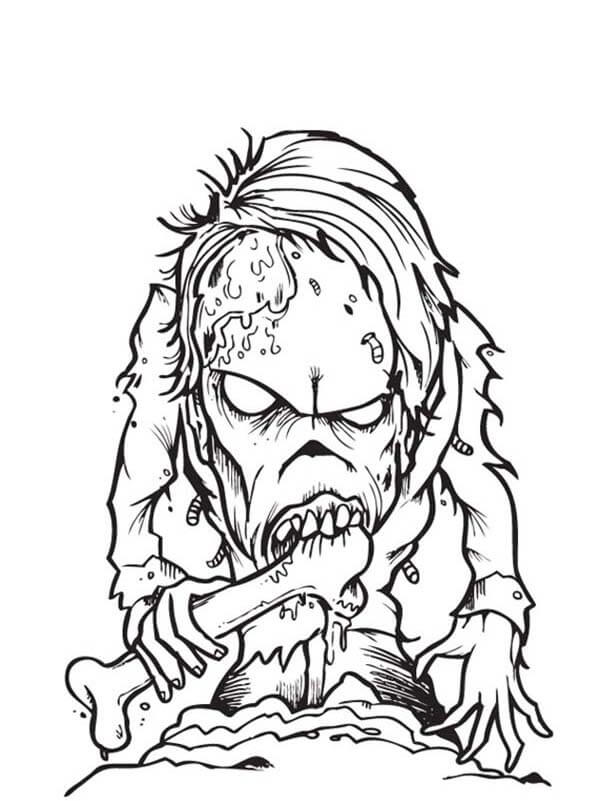 Desenho gratuito Zumbi #172930 da colecao Personagens para imprimir