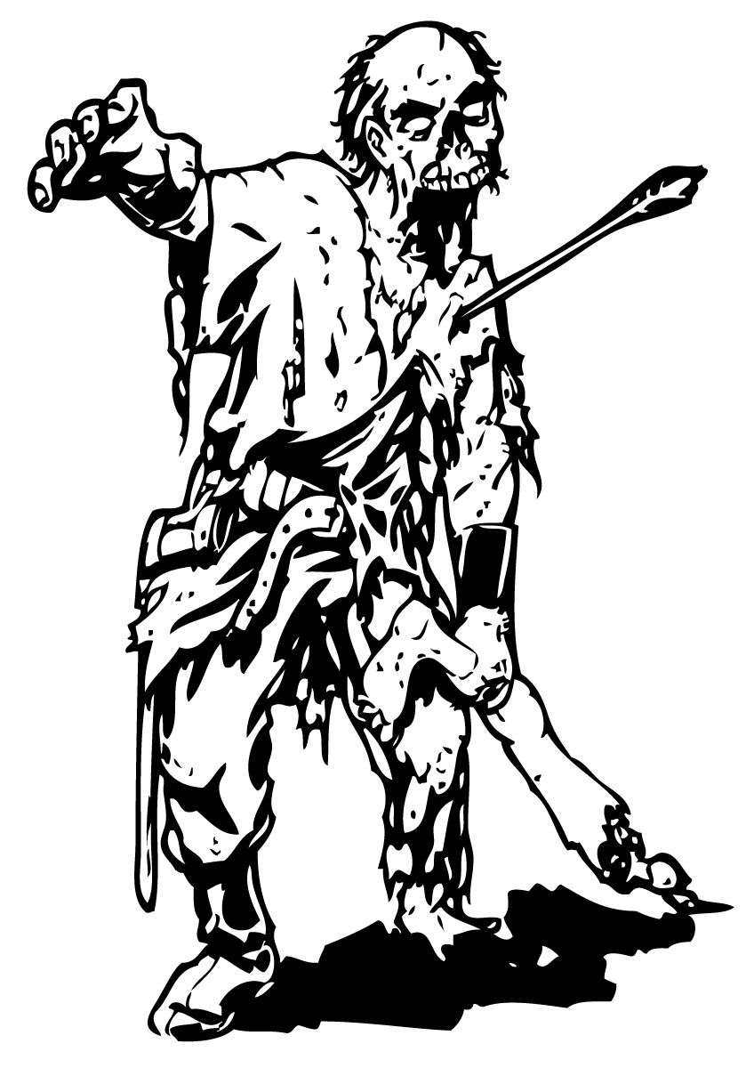 Página para colorir: zumbi (Personagens) #85644 - Páginas para Colorir Imprimíveis Gratuitamente