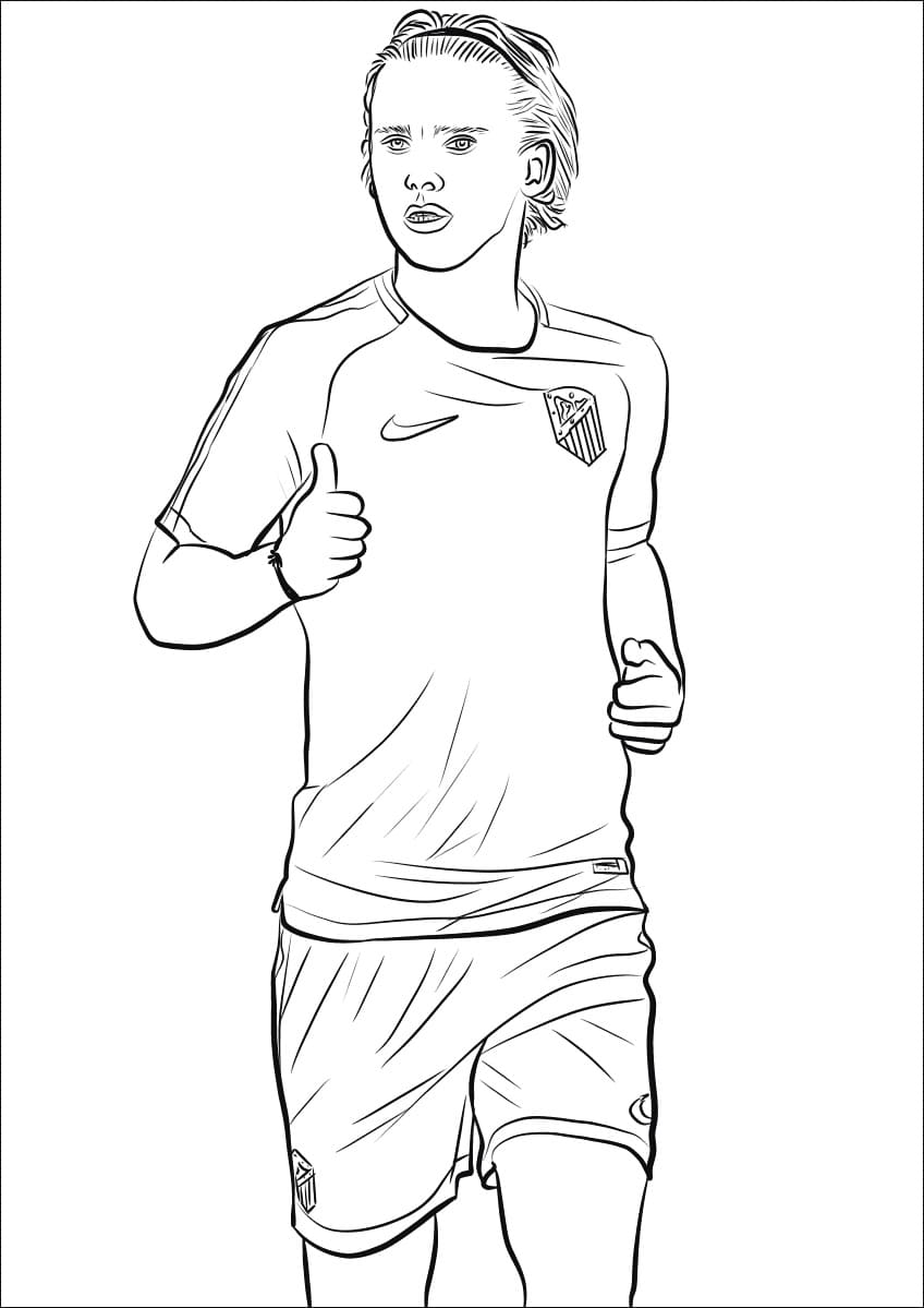 Desenho gratuito Antoine Griezmann #188423 da colecao Pessoas famosas para imprimir