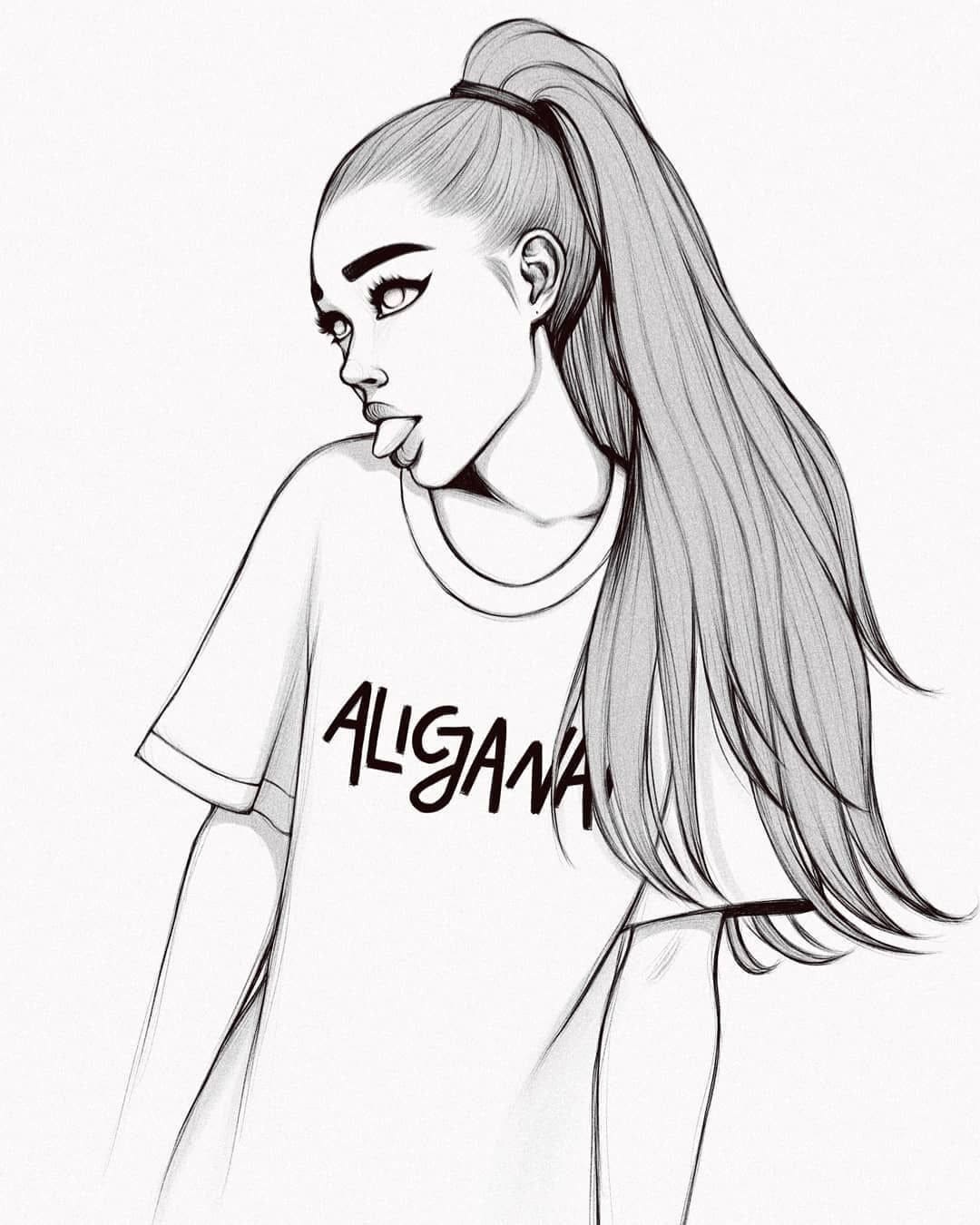 Desenho gratuito Ariana Grande #214374 da colecao Pessoas famosas para imprimir Desenho gratuito Ariana Grande #214374 da colecao Pessoas famosas para imprimir