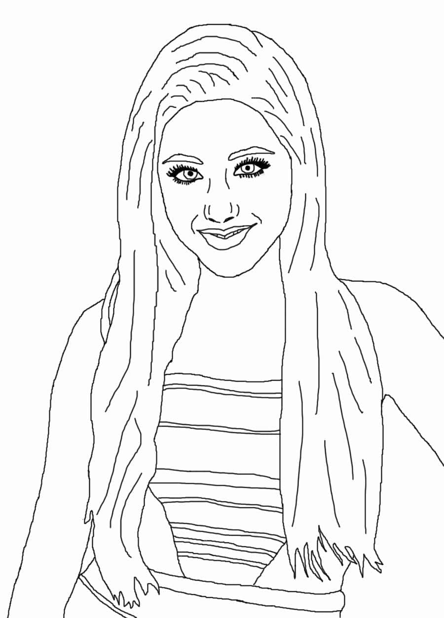 Desenho gratuito Ariana Grande #214381 da colecao Pessoas famosas para imprimir Desenho gratuito Ariana Grande #214381 da colecao Pessoas famosas para imprimir
