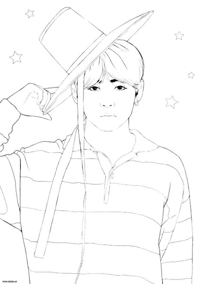 Desenho gratuito BTS #202338 da colecao Pessoas famosas para imprimir Desenho gratuito BTS #202338 da colecao Pessoas famosas para imprimir