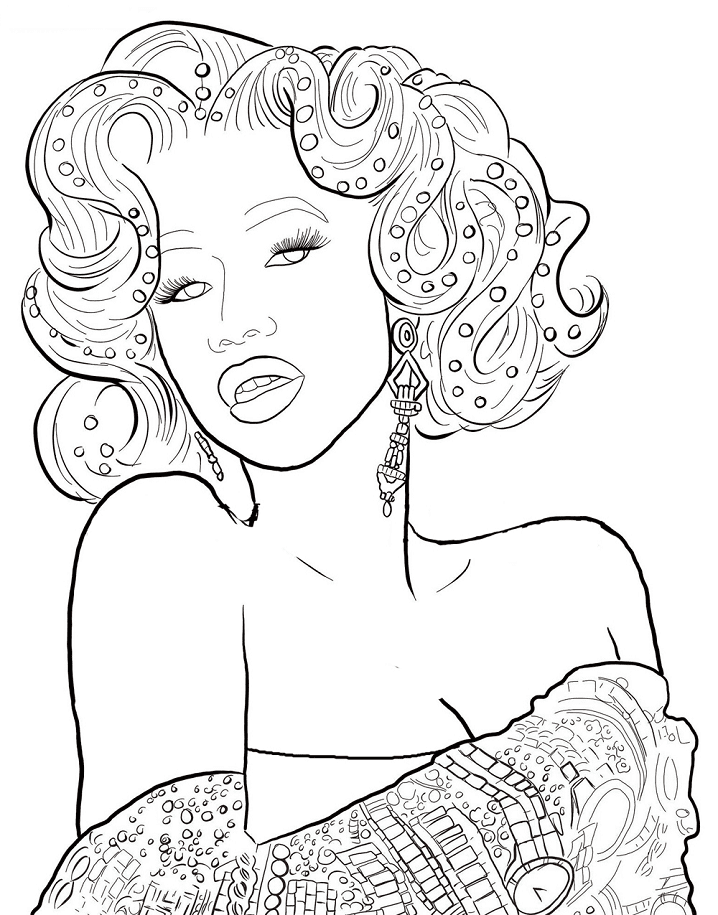 Desenho gratuito Cardi B #173553 da colecao Pessoas famosas para imprimir