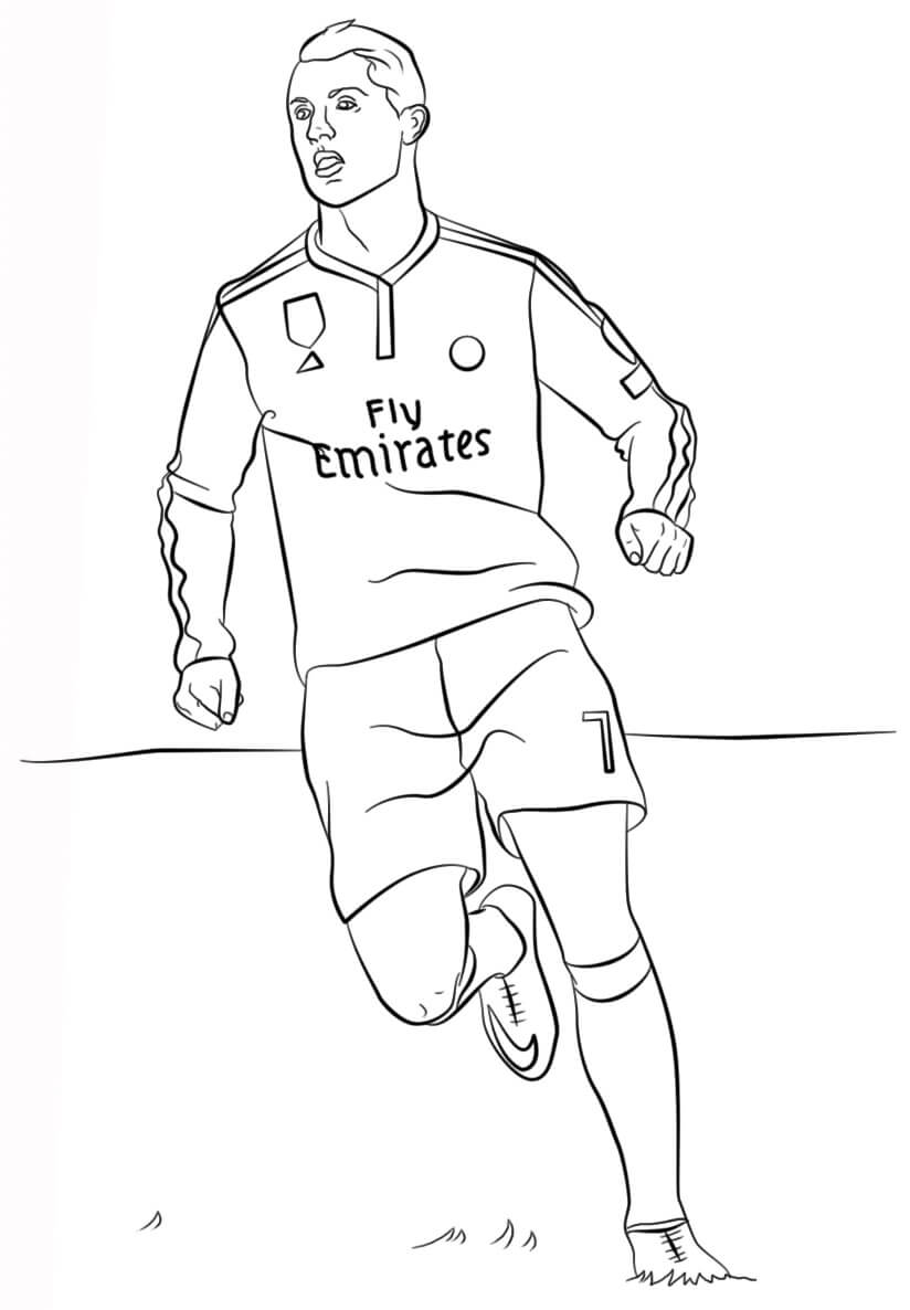 Desenho gratuito Cristiano Ronaldo #173864 da colecao Pessoas famosas para imprimir