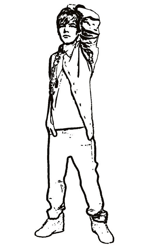 Desenho gratuito Justin Bieber #122470 da colecao Pessoas famosas para imprimir
