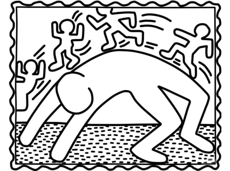 Desenho gratuito Keith Haring #180596 da colecao Pessoas famosas para imprimir Desenho gratuito Keith Haring #180596 da colecao Pessoas famosas para imprimir