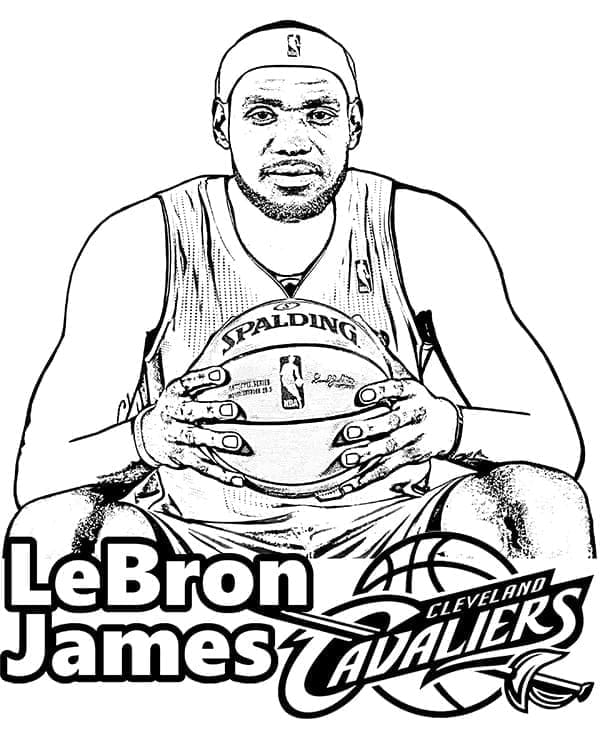 Desenho gratuito LeBron James #219390 da colecao Pessoas famosas para imprimir