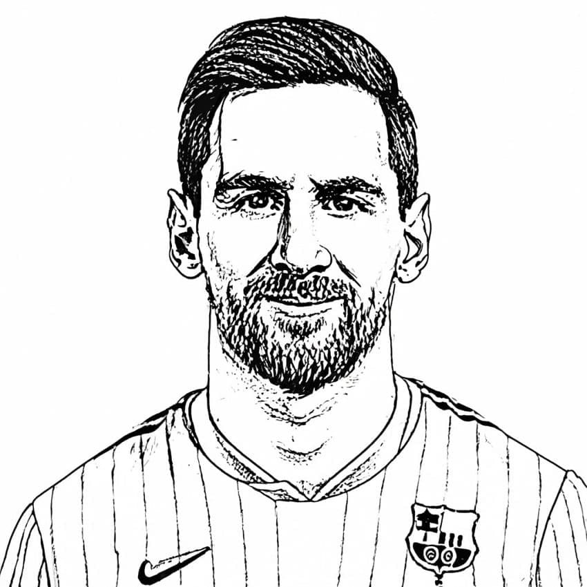 Desenho gratuito Lionel Messi #213382 da colecao Pessoas famosas para imprimir
