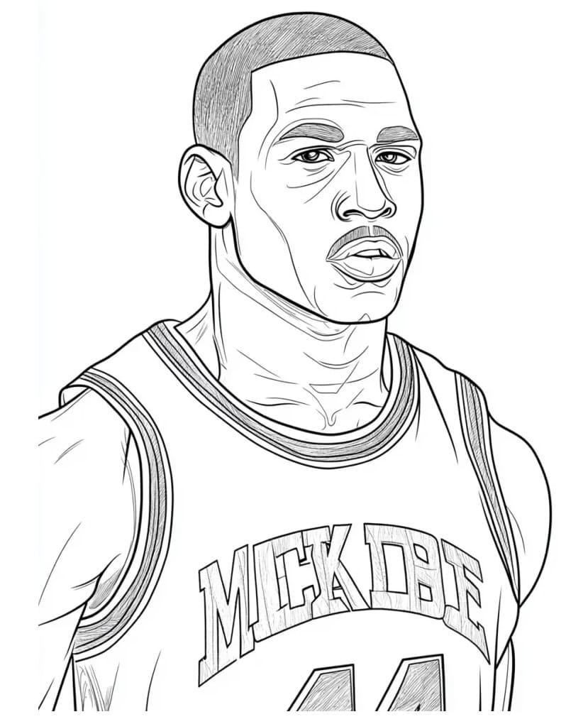 Página para colorir de Michael Jordan #217836 pertencente à coleção Pessoas famosas Página para colorir de Michael Jordan #217836 pertencente à coleção Pessoas famosas