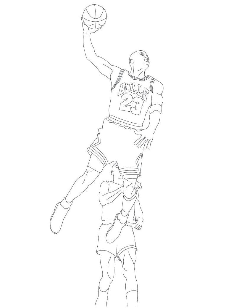 Desenho gratuito Michael Jordan #217849 da colecao Pessoas famosas para imprimir