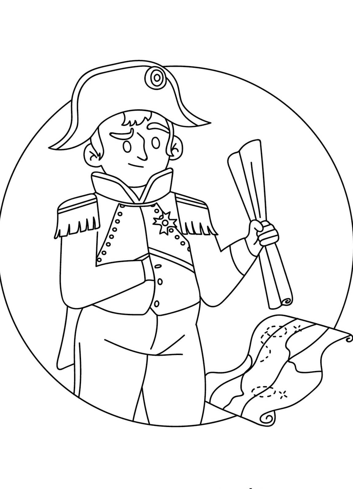 Desenho gratuito Napoleão Bonaparte #218398 da colecao Pessoas famosas para imprimir