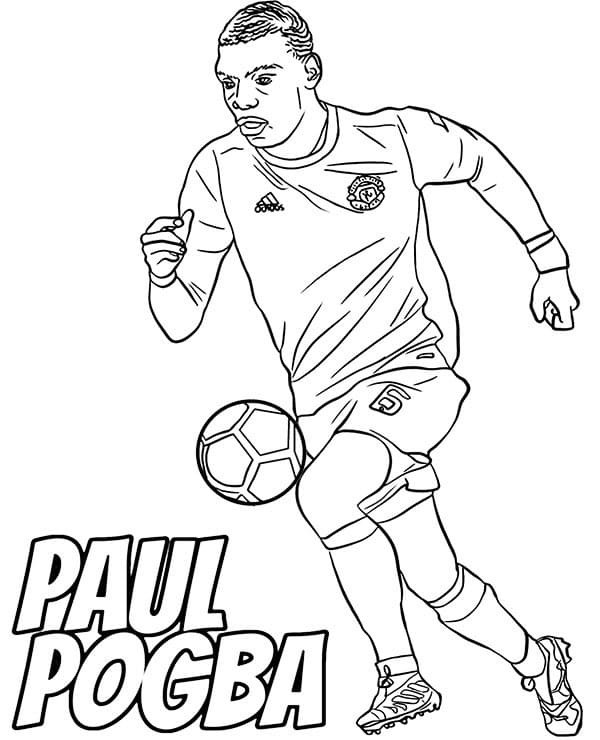 Desenho gratuito Paul Pogba #174711 da colecao Pessoas famosas para imprimir