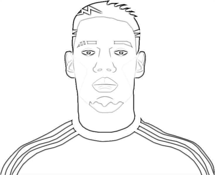 Desenho gratuito Paul Pogba #174714 da colecao Pessoas famosas para imprimir